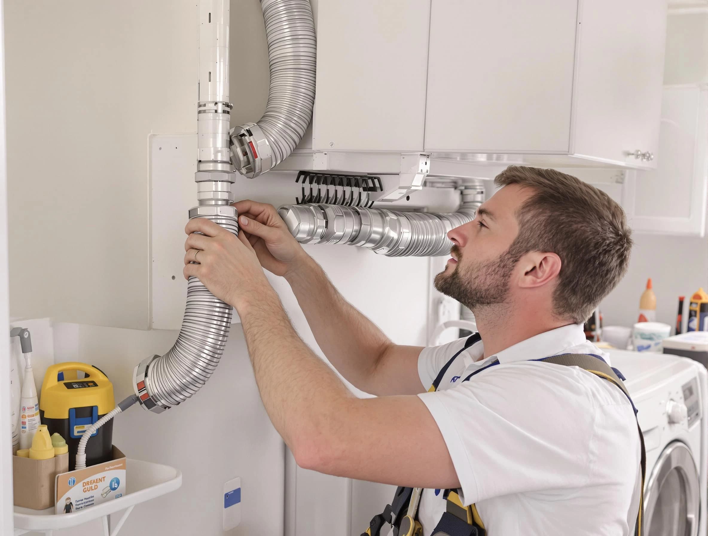 Professional dryer vent repair and installation by Oklahoma City Dryer Vent Cleaning in Oklahoma City