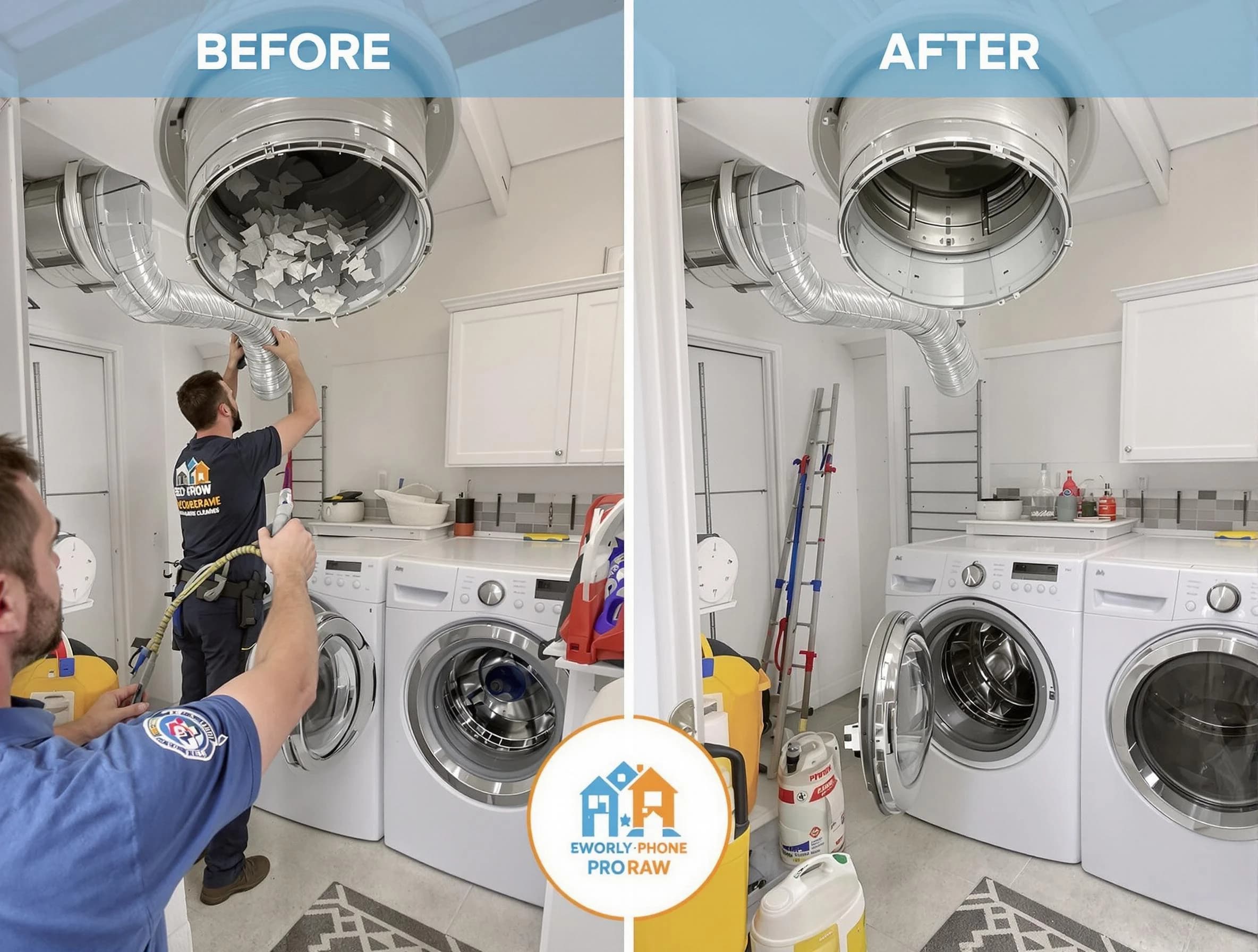 Residential dryer vent cleaning by Oklahoma City Dryer Vent Cleaning in Oklahoma City