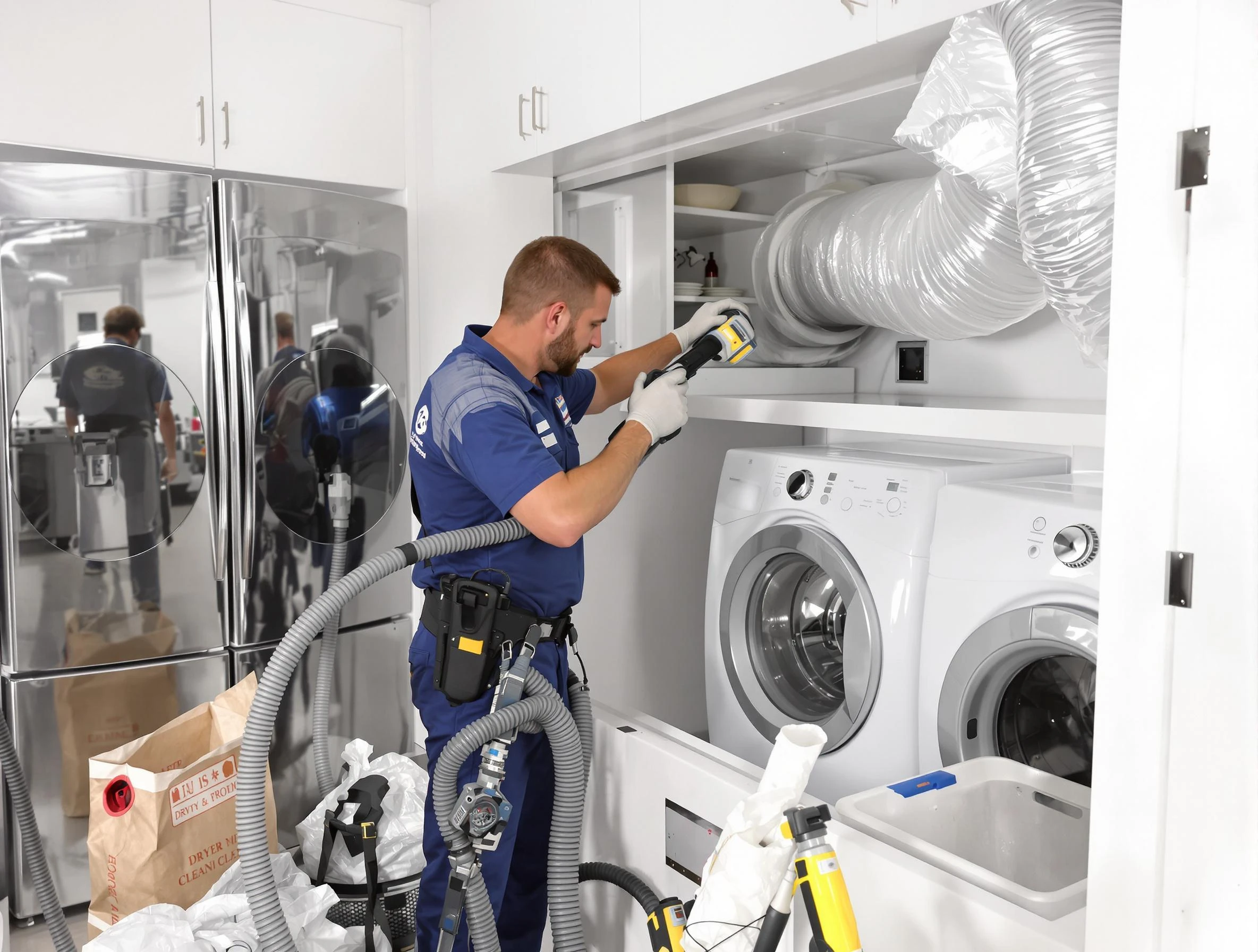 Professional duct cleaning by Oklahoma City Dryer Vent Cleaning in Oklahoma City