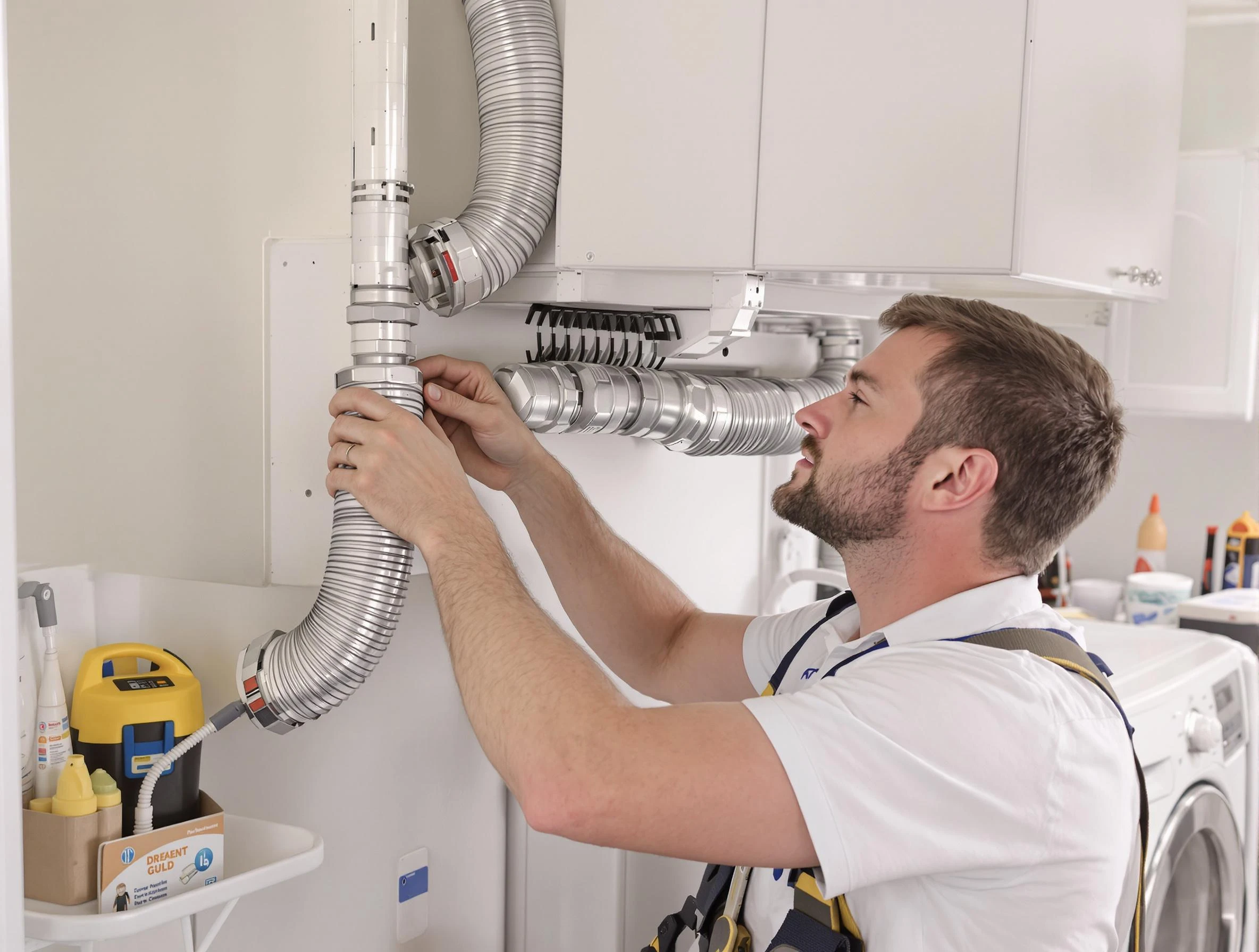 Professional dryer vent repair and installation by Oklahoma City Dryer Vent Cleaning in Oklahoma City